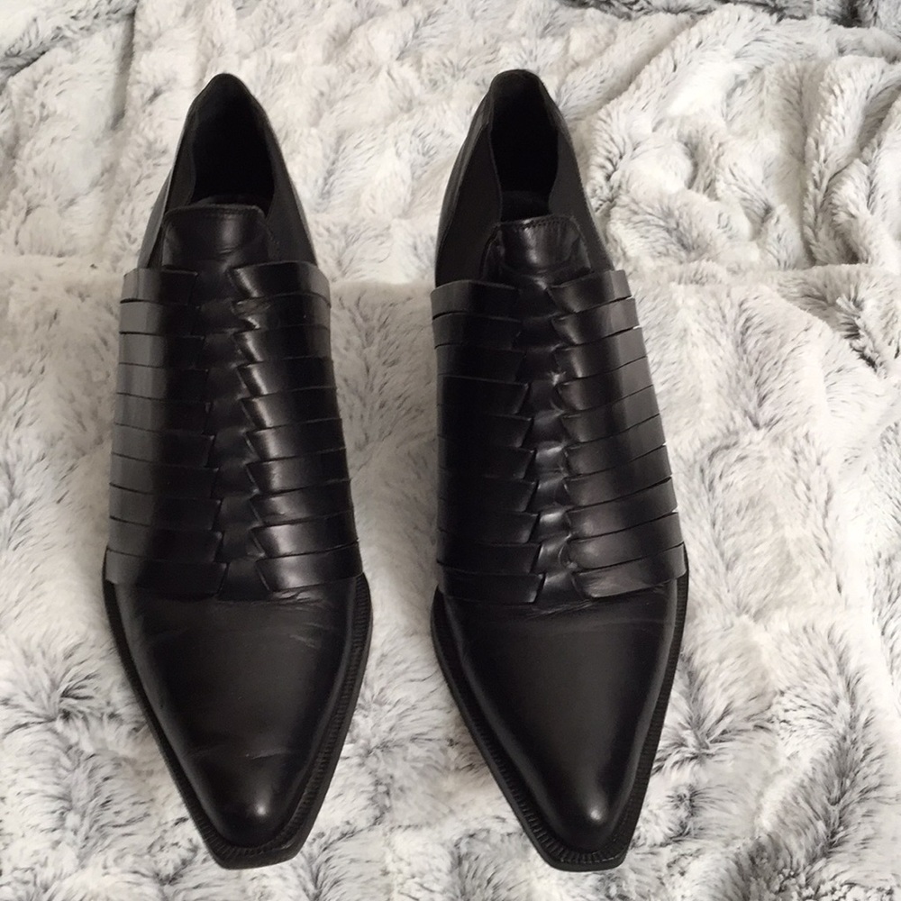 Black ankle boots